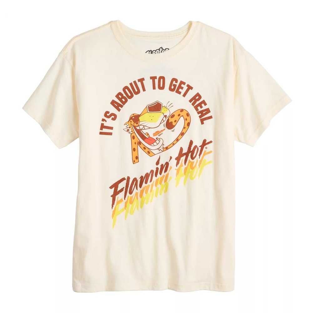 Juniors' Cheetos "Flaming Hot" Graphic Tee NWT Medium